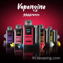 ขายส่งน้ำผลไม้ 5500 พัฟขนาดใหญ่ ecig
